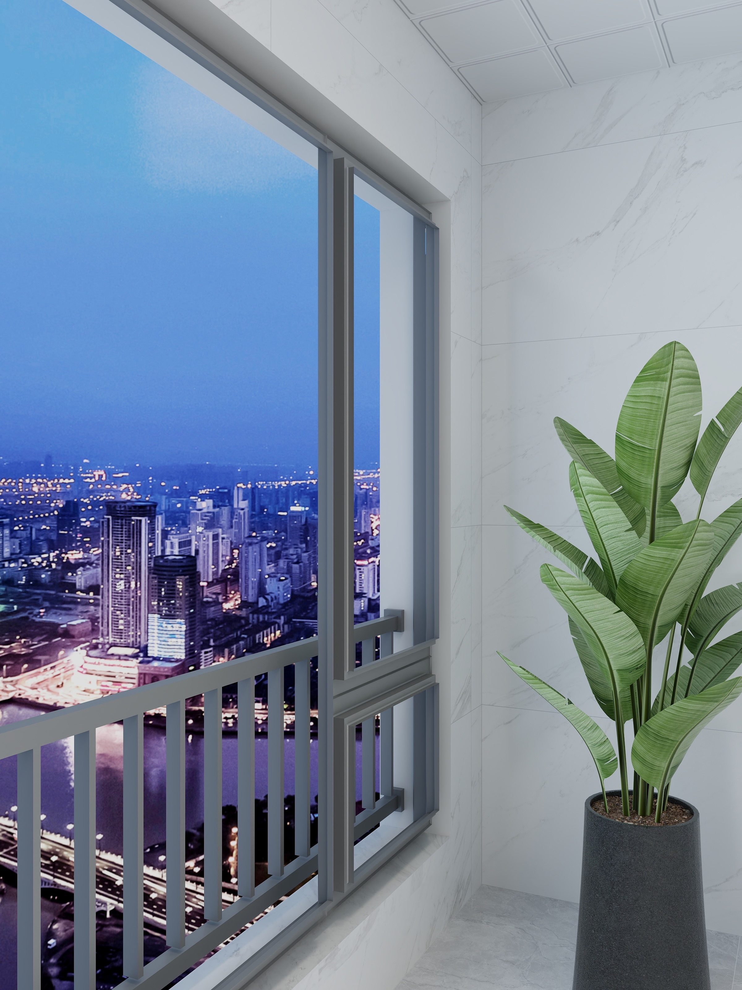 艺雅丽-140平现代简约 装修效果图