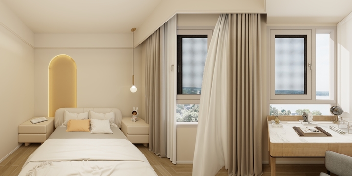 YdestinyCH-富贵锦里奶油风-装修设计方案