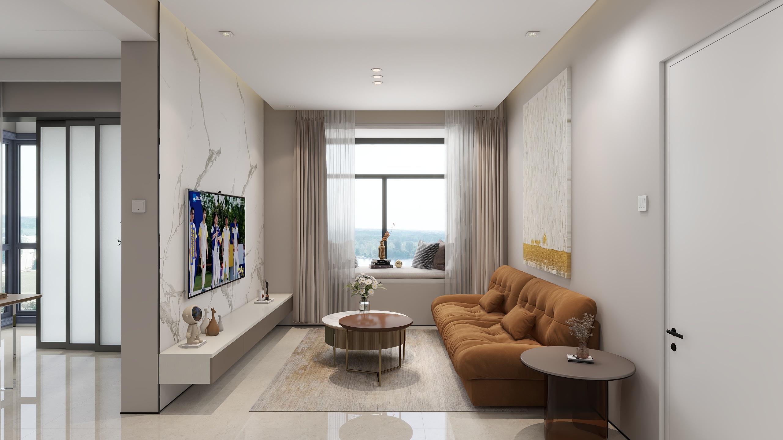 李先森室内设计-三棵树现代风格慢生活-装修设计方案