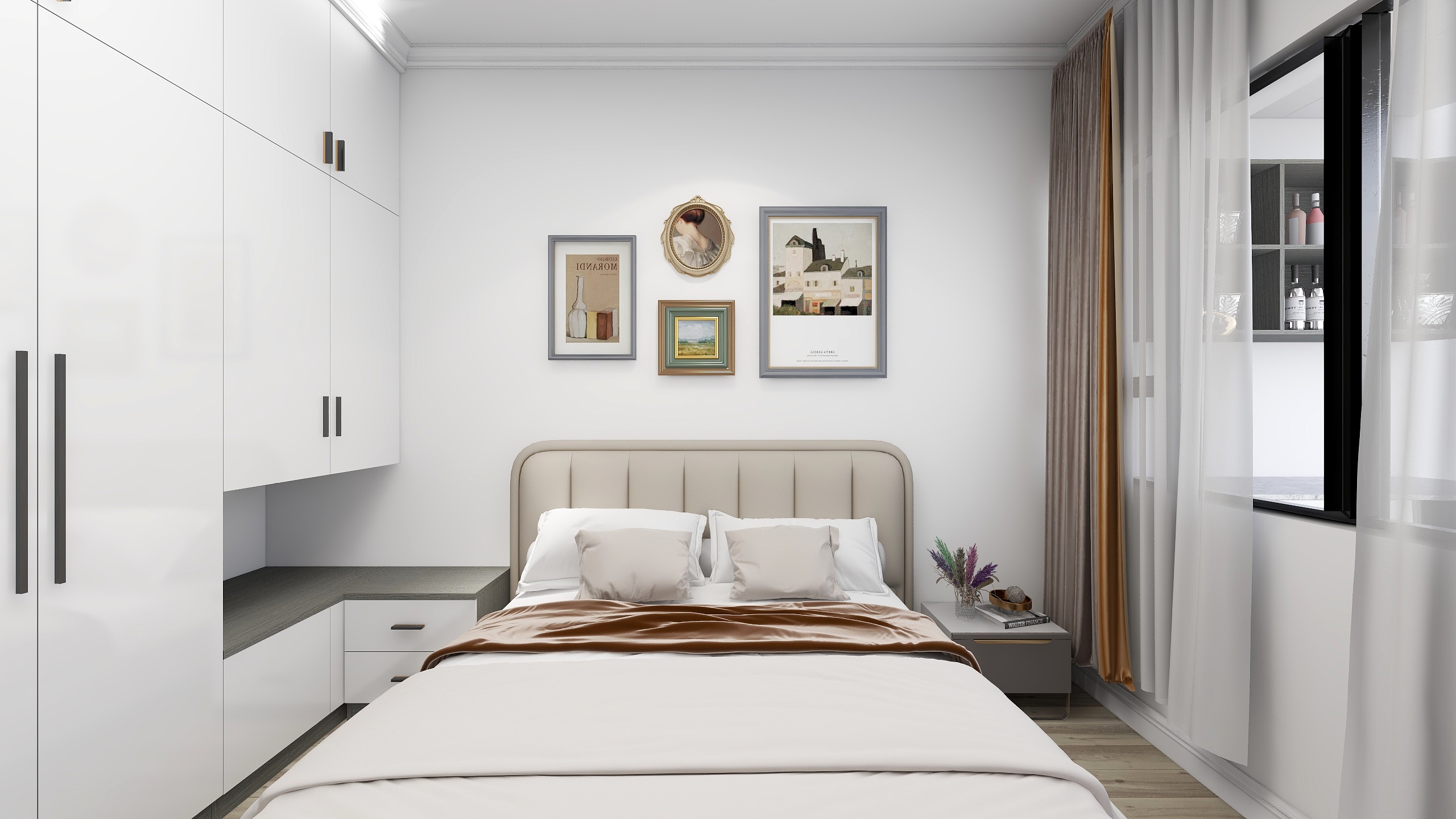 中意设计工作室-晓伍哥-汉运司家属院77㎡2室-装修设计方案