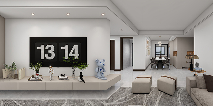 挽袖抚清茶-御景皇城7#1204王-装修设计方案