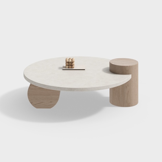 Modern round coffee table/side table