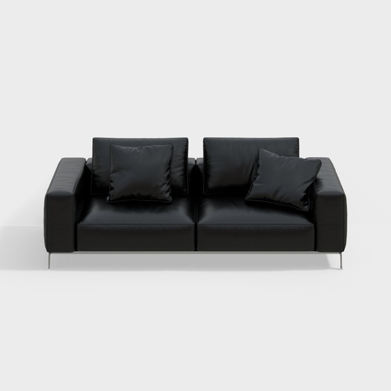 Modern Khaki Loveseat