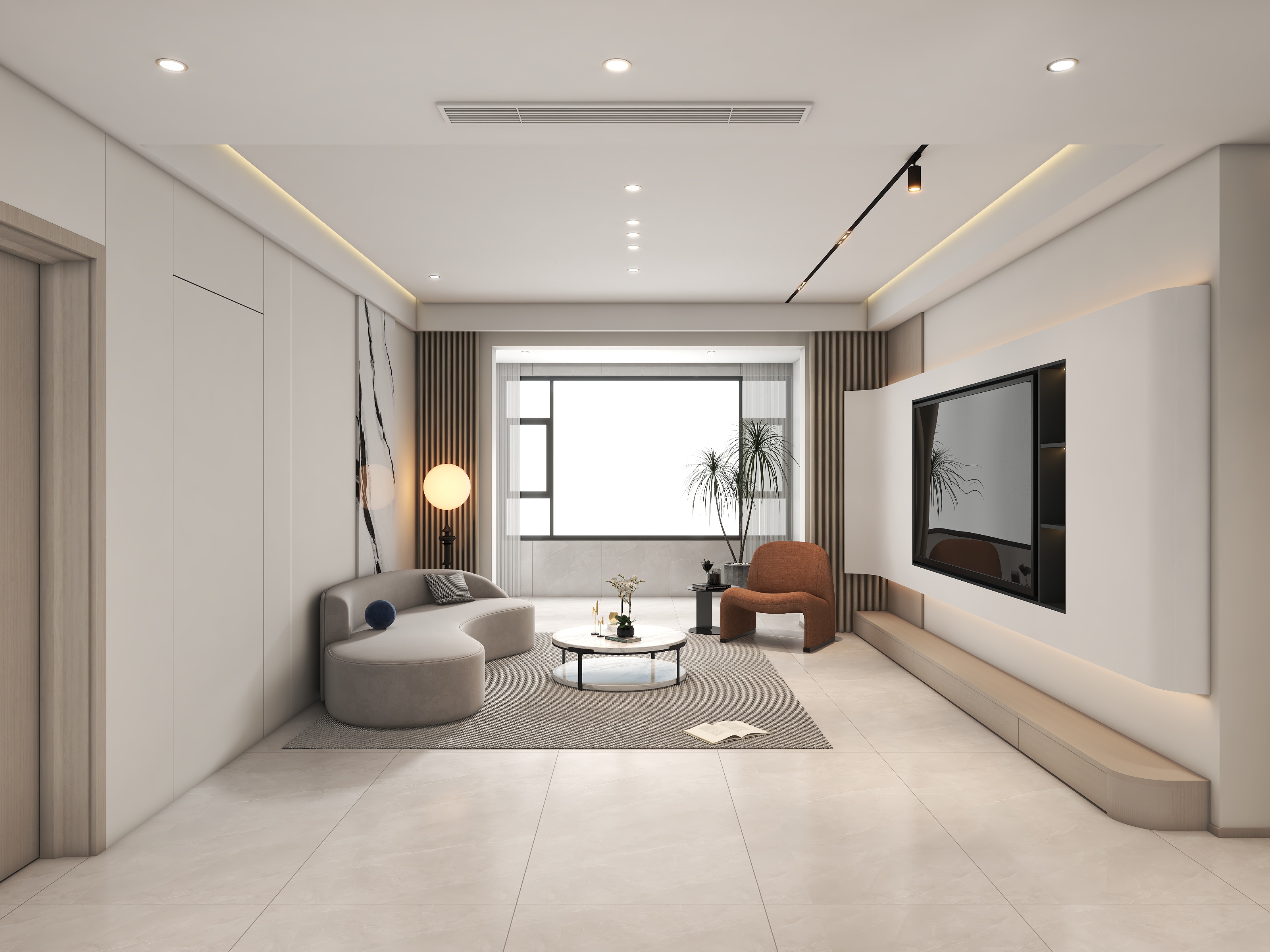 Designgl-申泰  140㎡现代原木风全案设计装修效果图