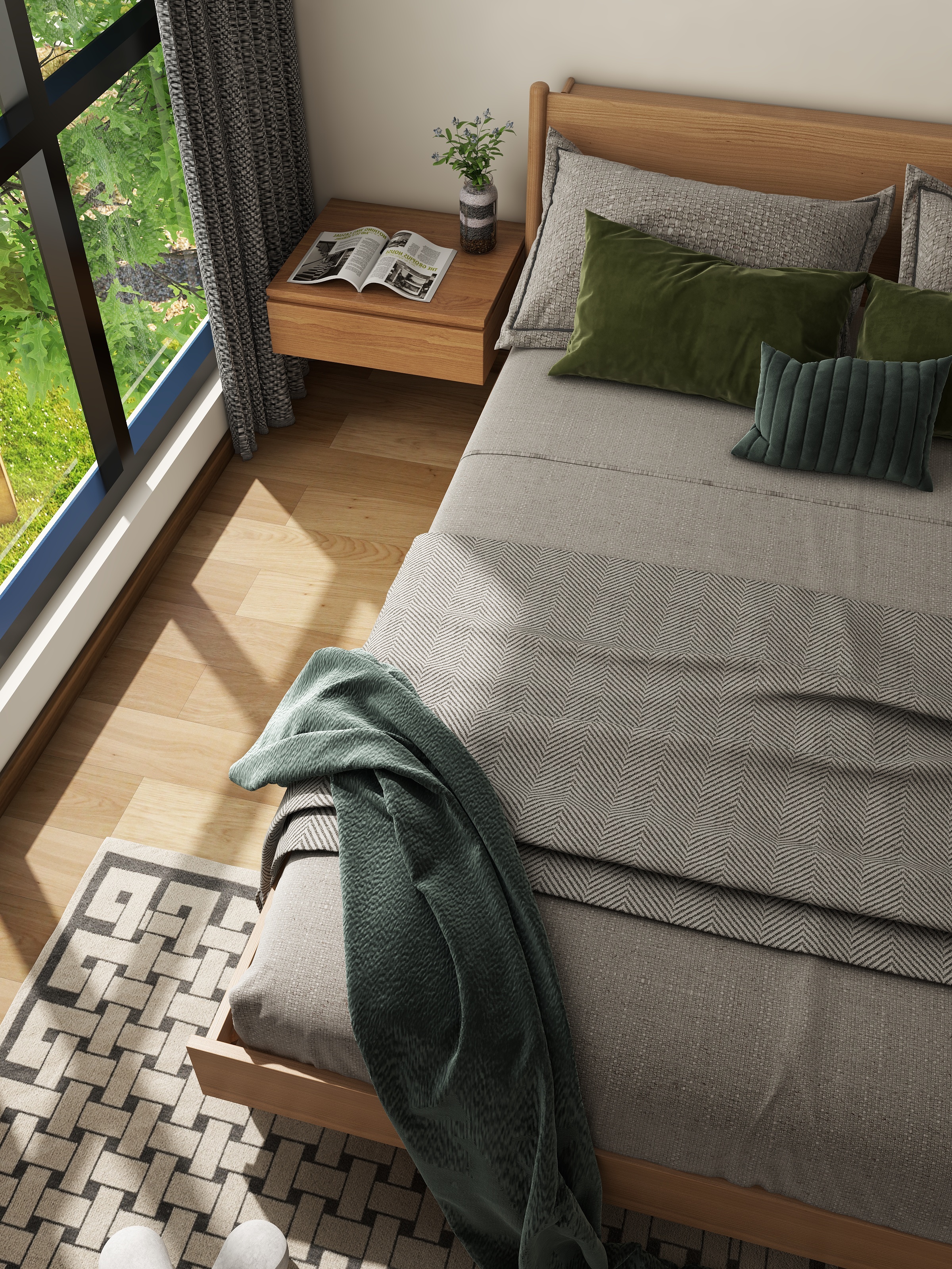 PEI-DESIGN-林间微风 I 北欧风民宿-装修设计方案