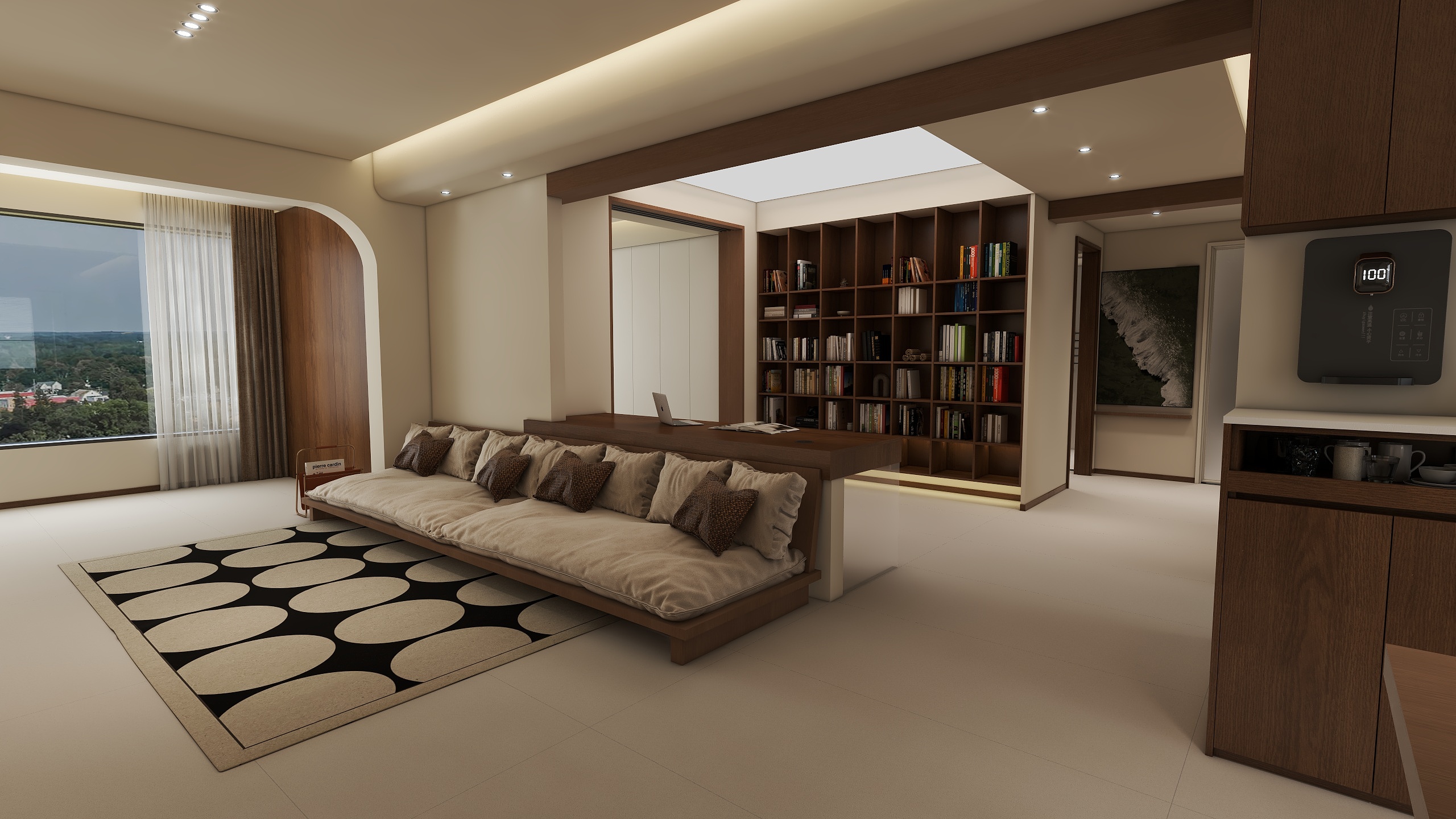 甘宇-肆海設計事务所-重庆长滩原麓澄园B区  141m²中古风-装修设计方案