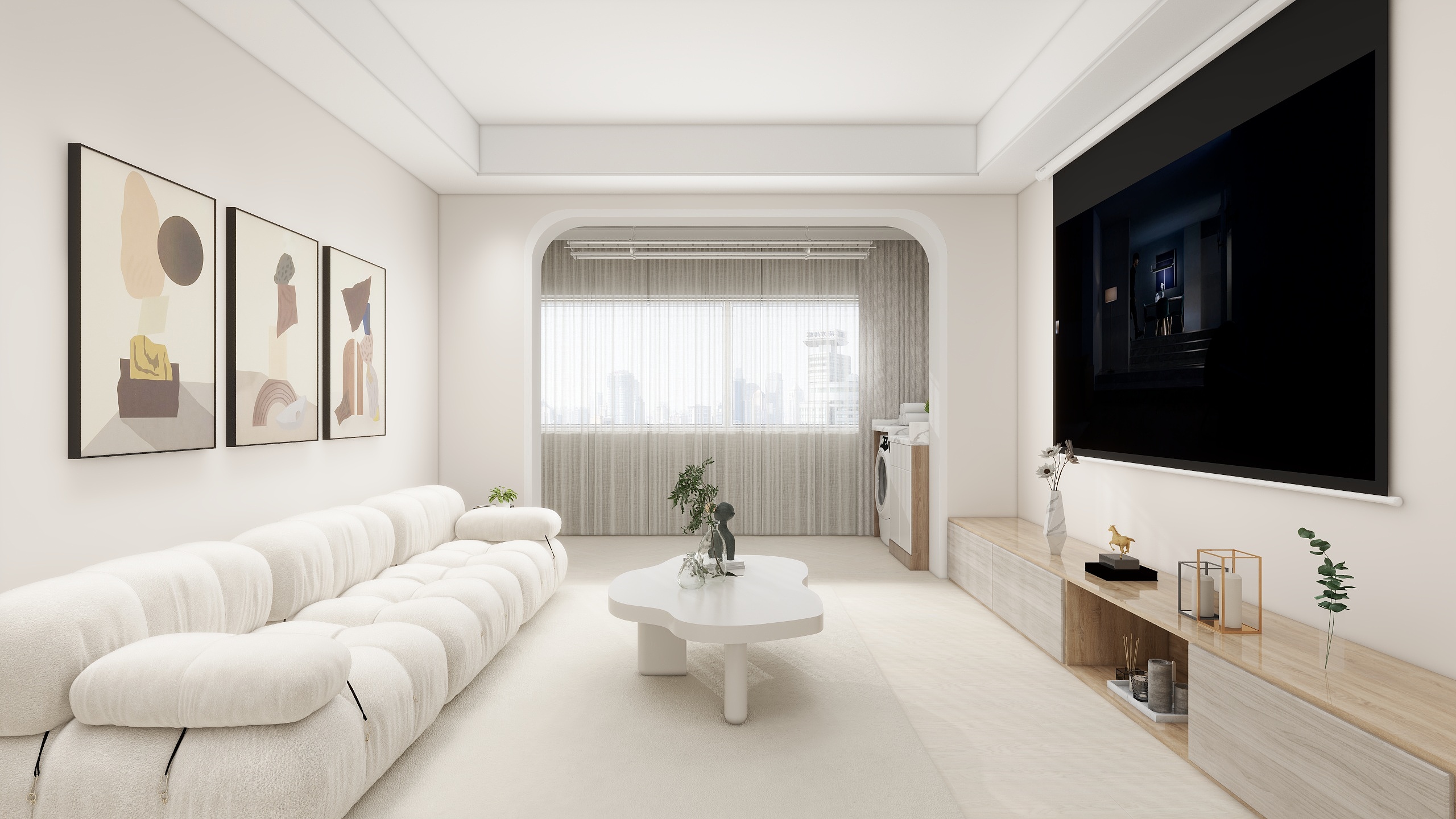 173****H-奶油112㎡3室-装修设计方案