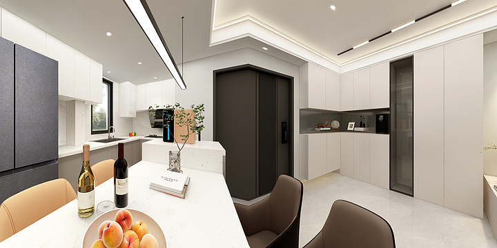 设计师刘梦-乐惠苑效果图-装修设计方案