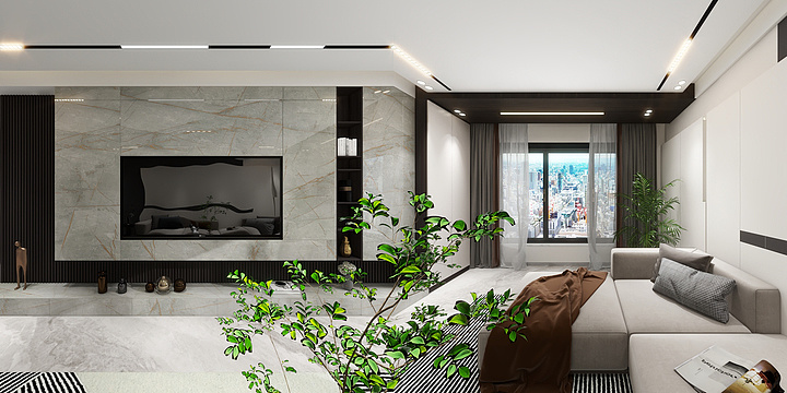 焱垚设计-广宇佳苑-现代极简-装修设计方案