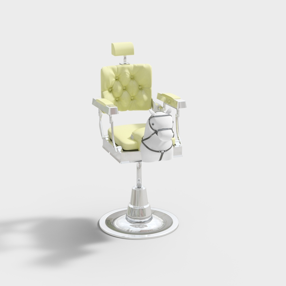 儿童理发椅3D模型