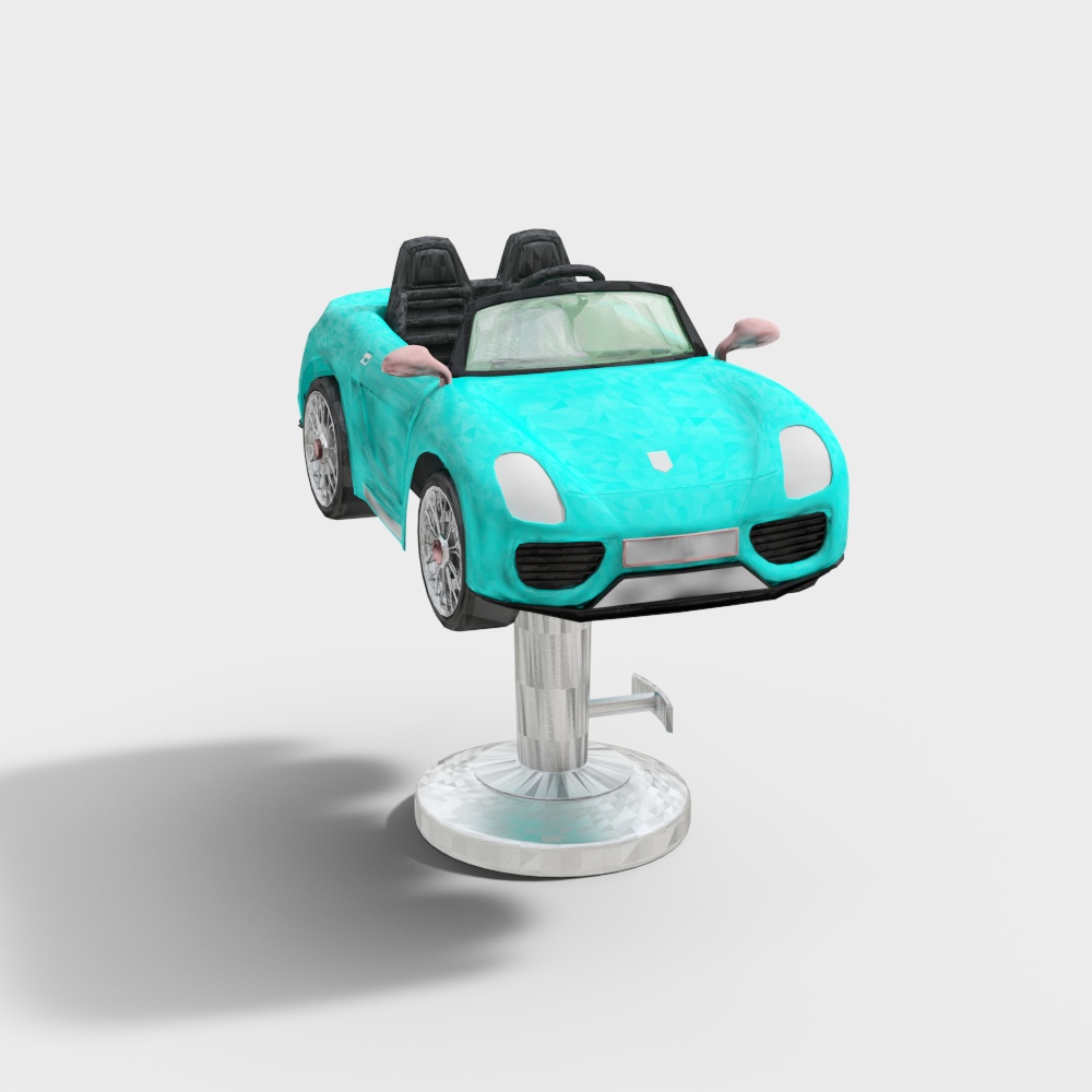 儿童理发椅3D模型