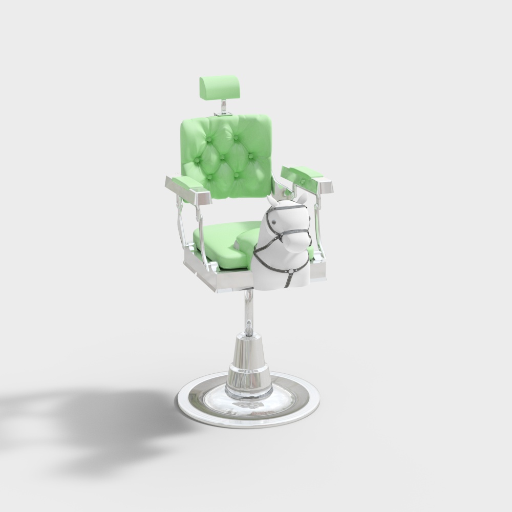 儿童理发椅3D模型