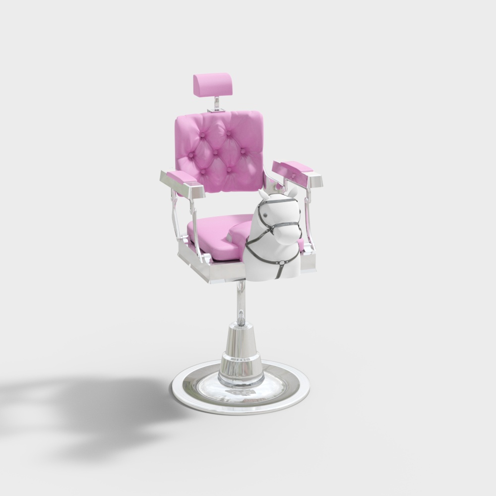 儿童理发椅3D模型
