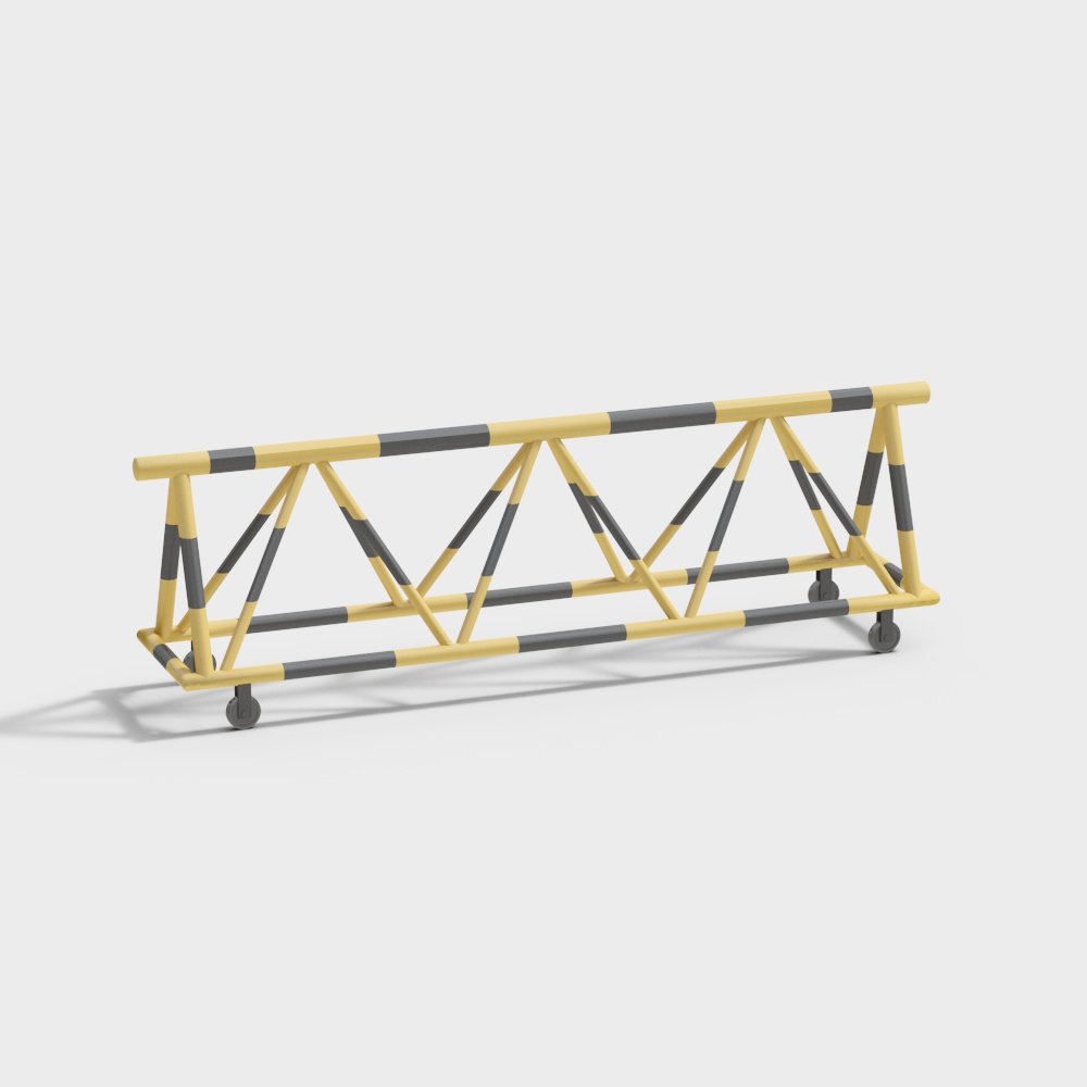 交通路障-安全隔离栏3D模型
