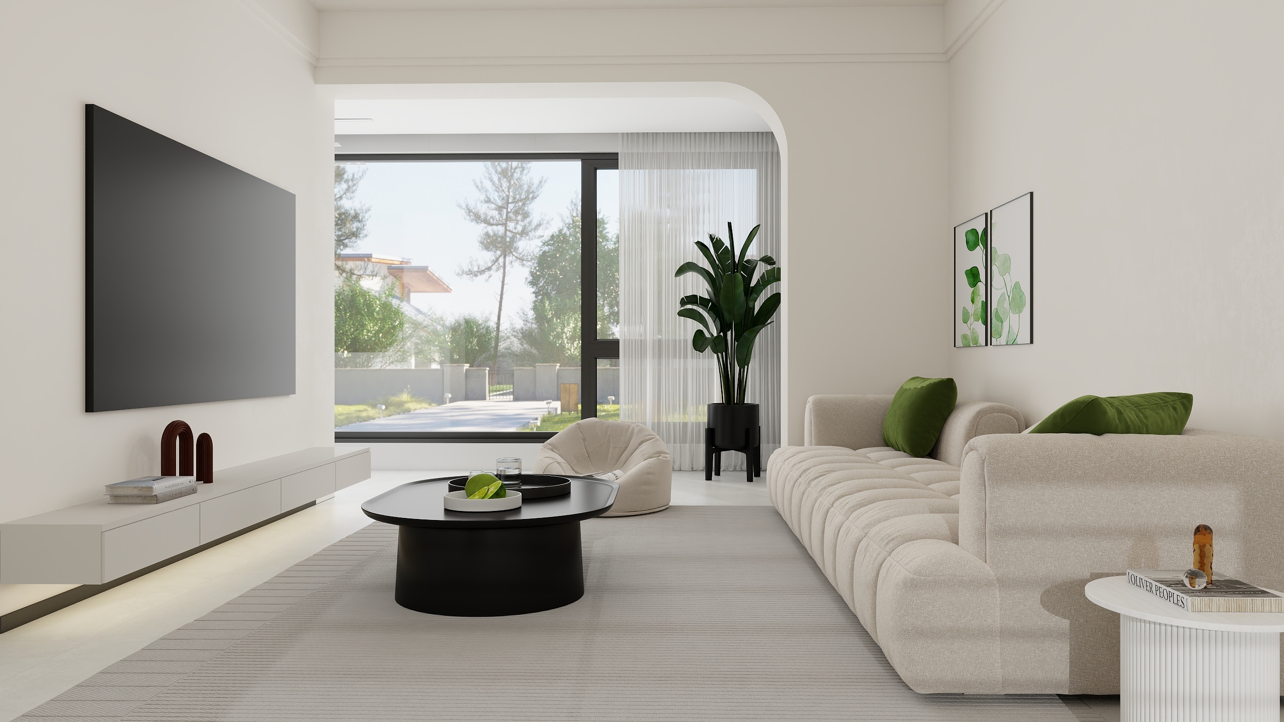 玉西-DESIGN-奶油风-装修设计方案