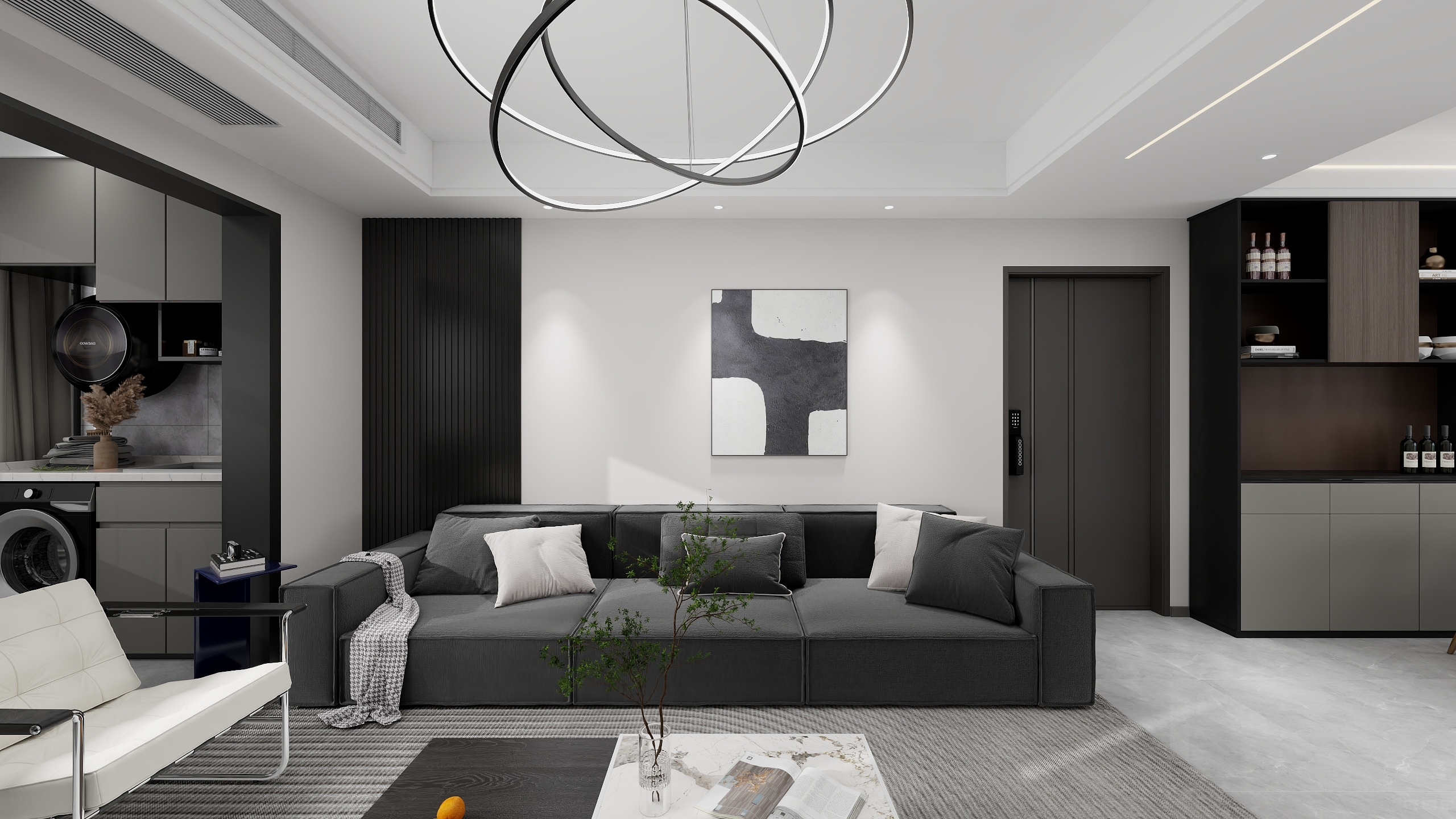 7.Seven-109㎡3室装修效果图