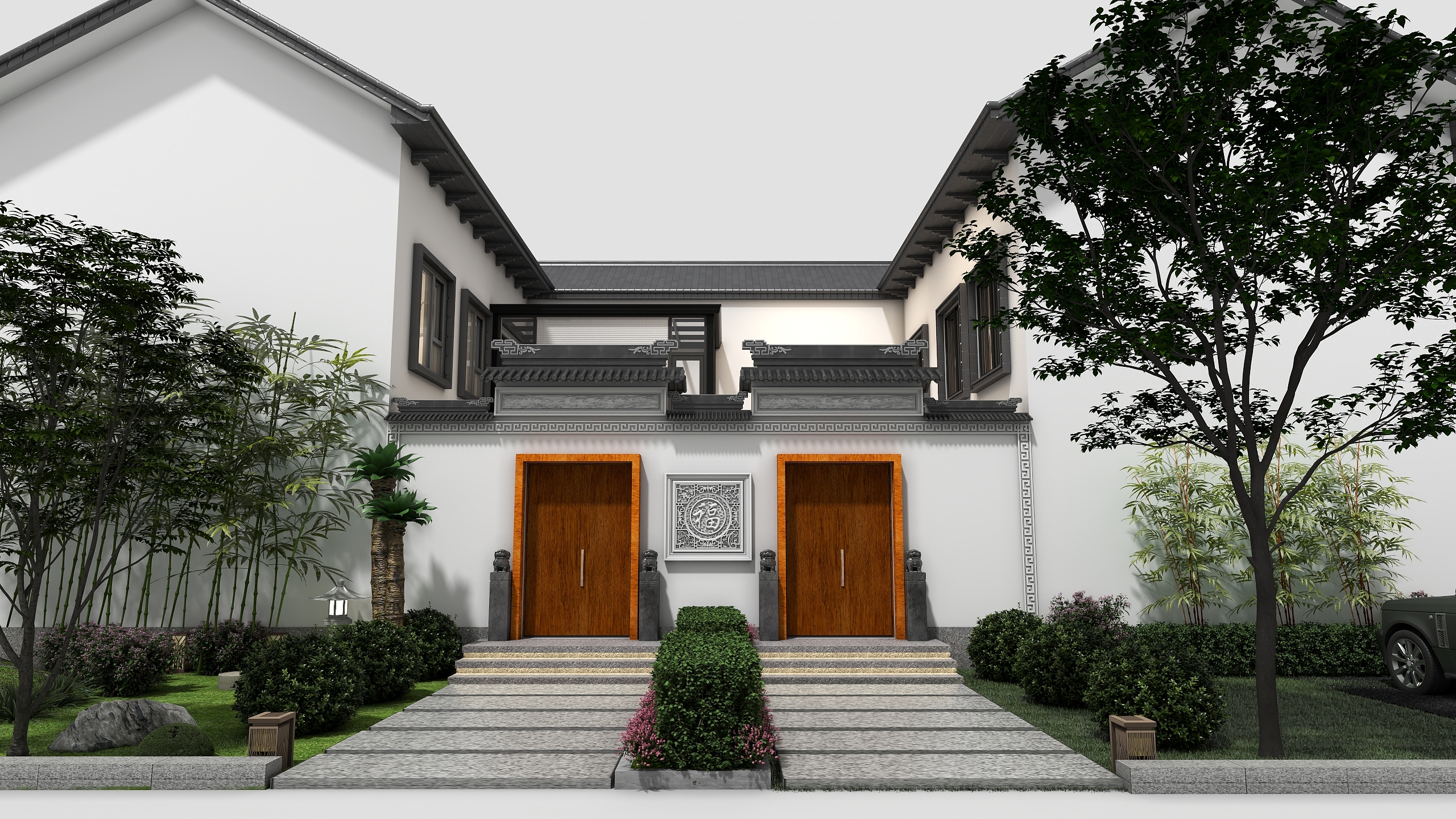 中式建築小景,
            >300,两层,中式