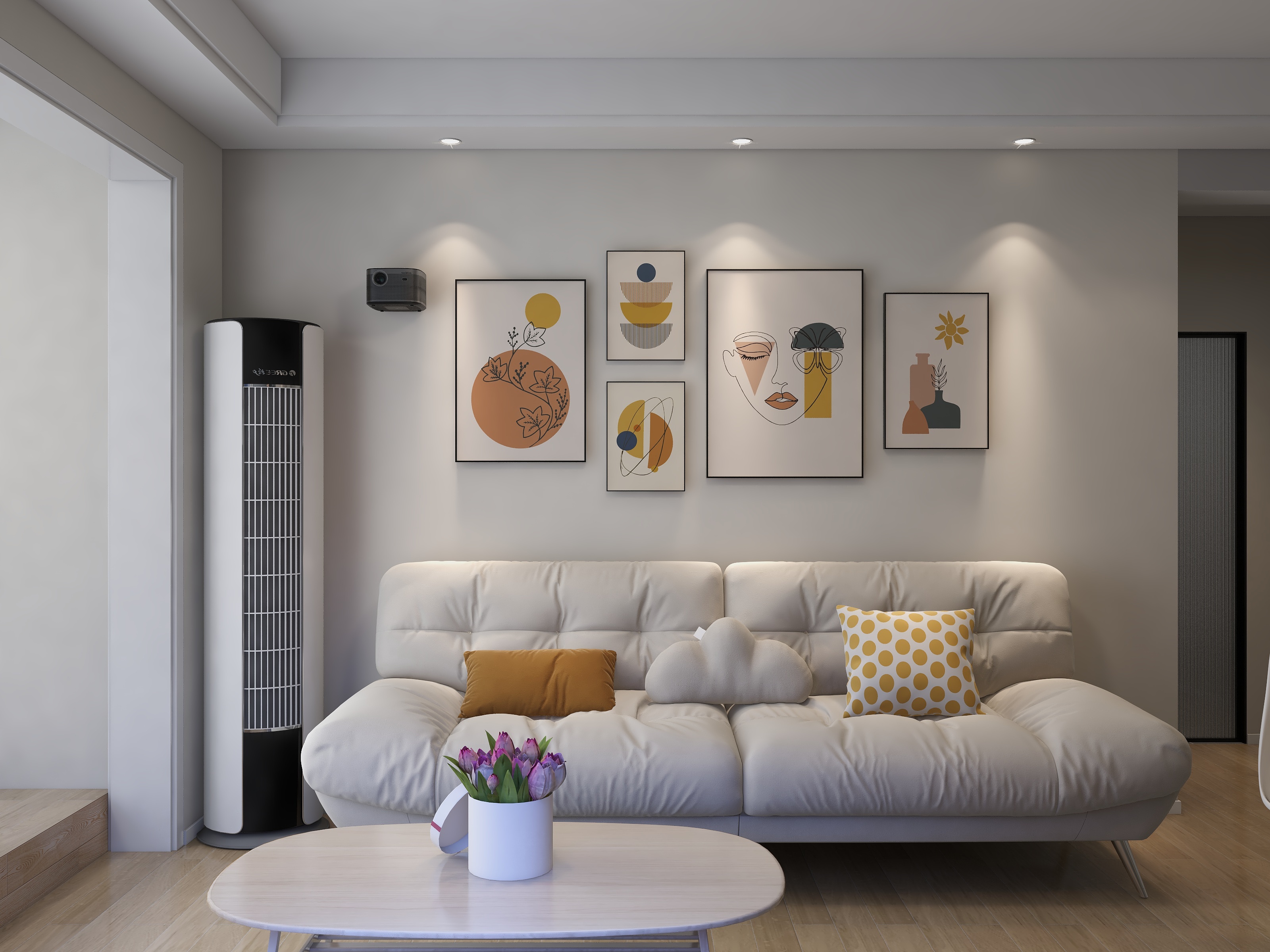 四川遥想未来科技有限公司-老房改造-40平成都望江橡树林 奶油风装修效果图