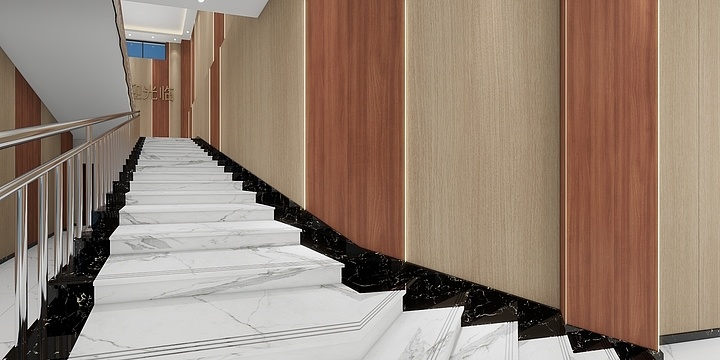 黑马效果图表现-楼梯间-装修设计方案