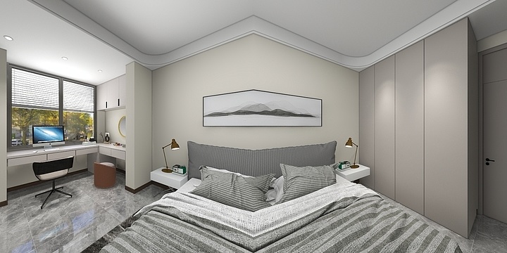 铭舍装饰tiYS-同运·凯旋名门78㎡2室-装修设计方案