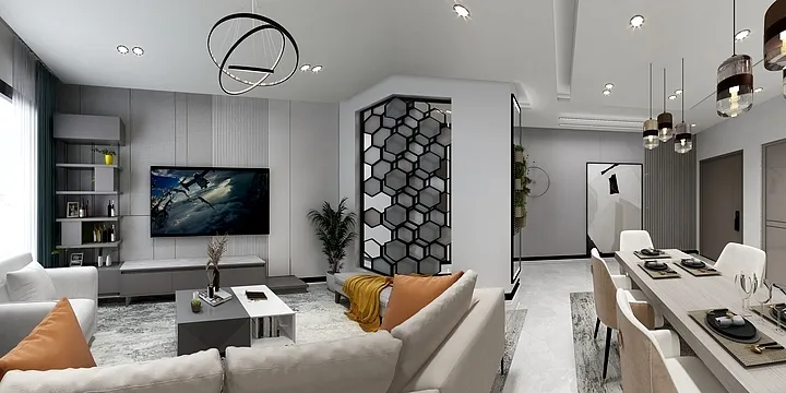 moe.saber.1010的装修设计方案:full interior design for apartment (88m2)