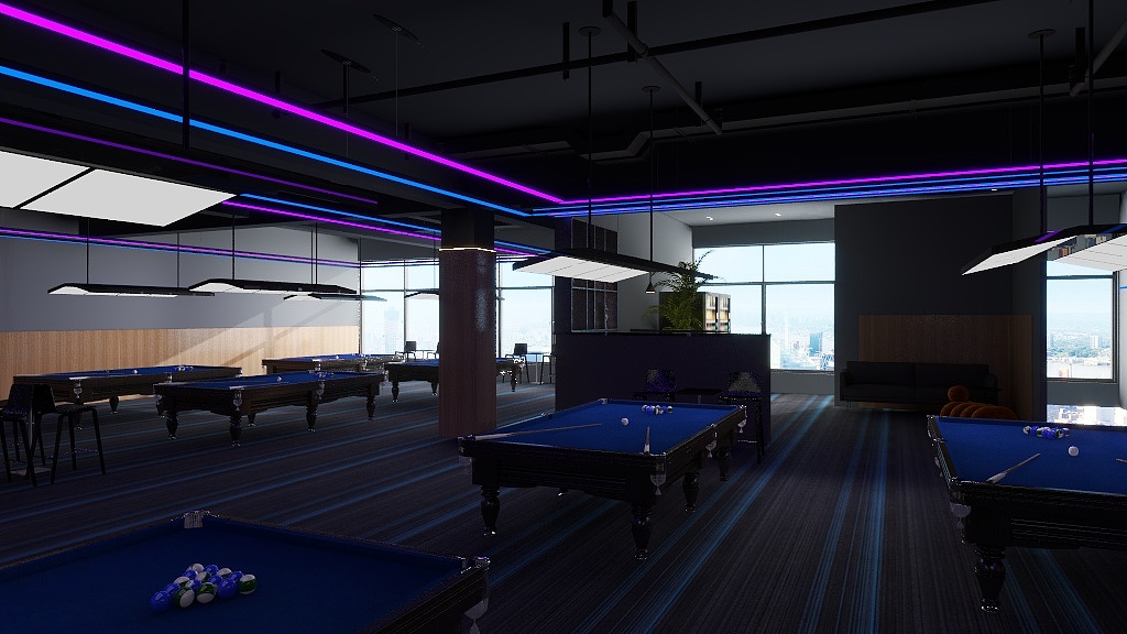 图客001-台球厅-装修设计方案
