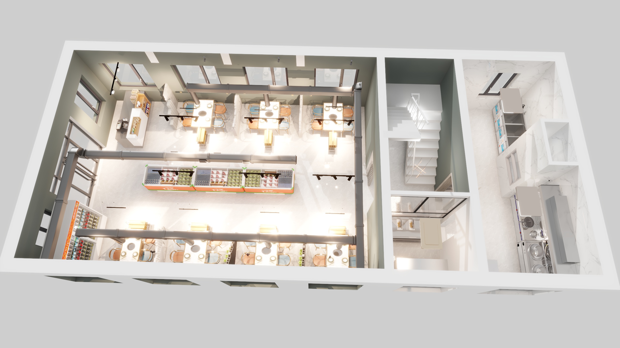 晓峰专业木工-烤肉店-装修设计方案