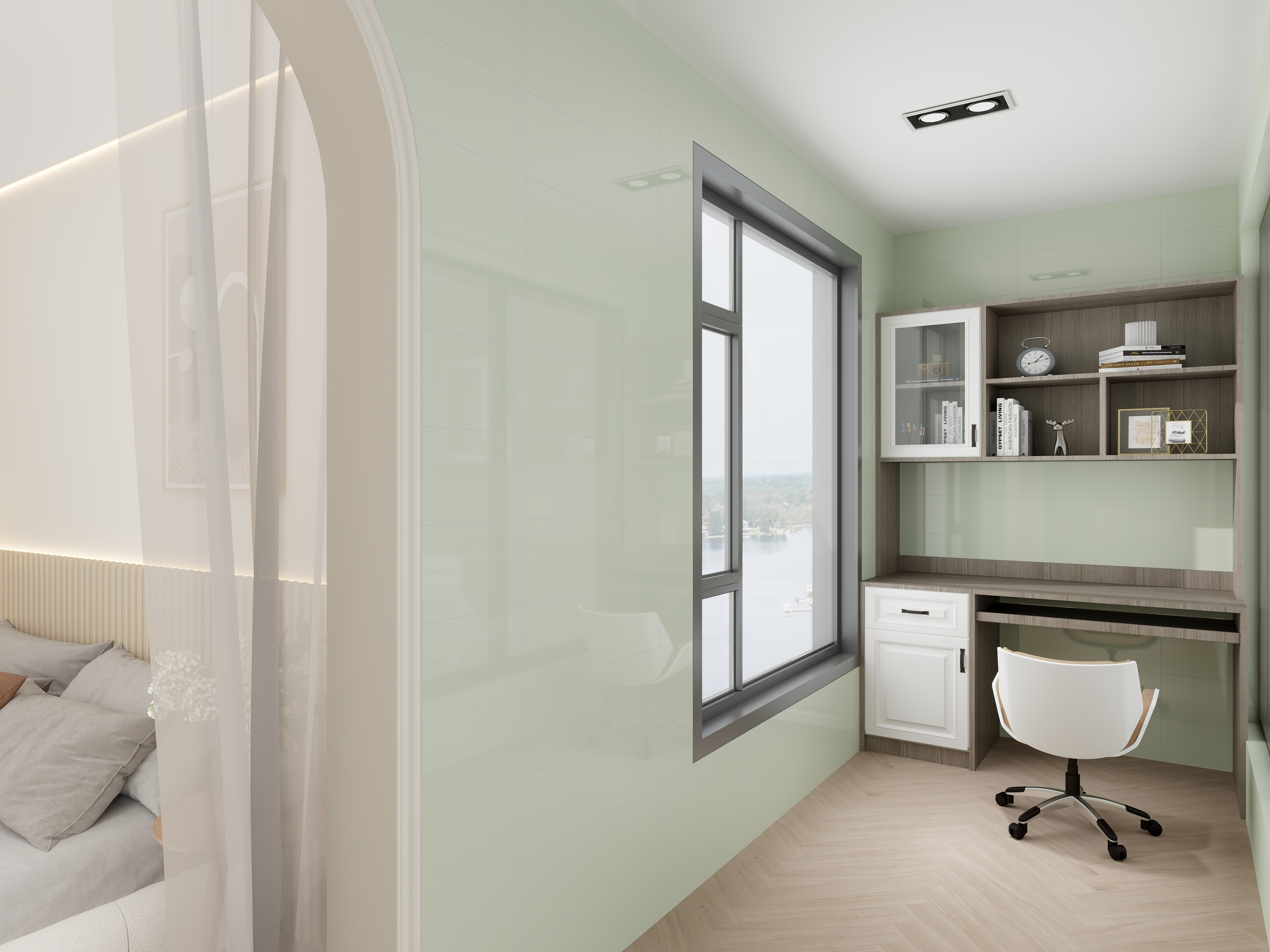 艺雅丽-134平方现代简约 装修效果图