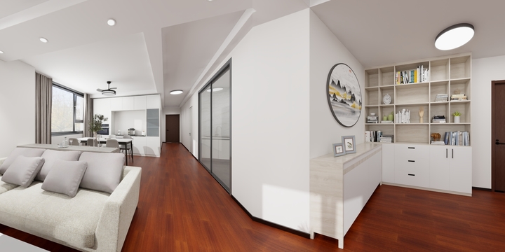 柏林没有日落.-警备训练中心套房，带厨房-装修设计方案