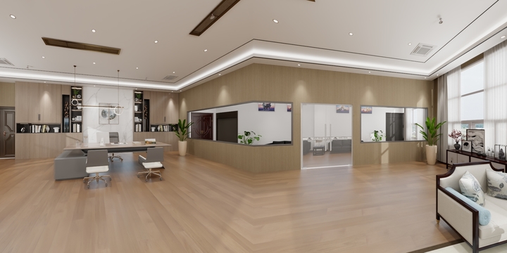 锐艺装饰-图书馆六楼-装修设计方案