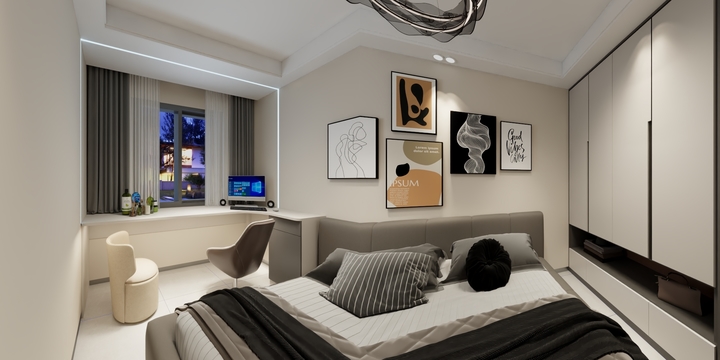 通利装饰7减法设计-巴公馆A1-3-bzc0187.79-装修设计方案