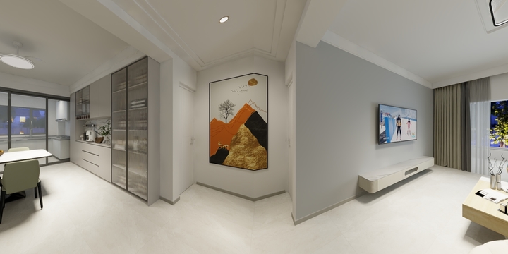 临沭萨米特瓷砖全屋定制-育源华庭C区15-3-101-装修设计方案