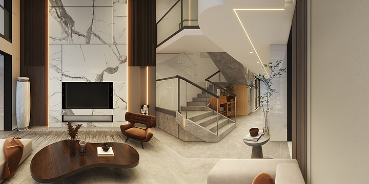 凡高装饰设计-滨江国际2栋3单元1703-装修设计方案