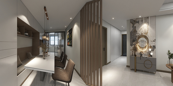 如封似闭-新兴熙园-140平米·现代简约-装修设计方案