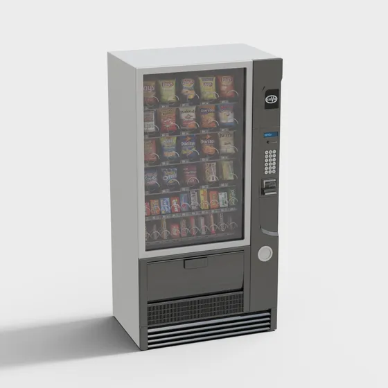 Snack and drink vending machine 3D model, Snack and drink vending machine  free model-coohom model library