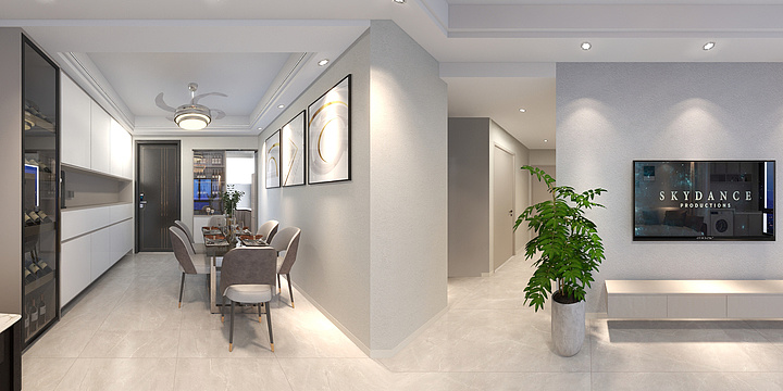 瑞金市科凡装饰-汉昇红郡51603刘总雅居-装修设计方案