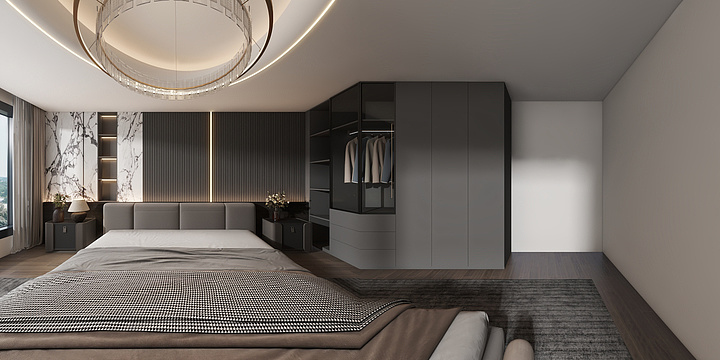 D-设计-简约卧室-装修设计方案