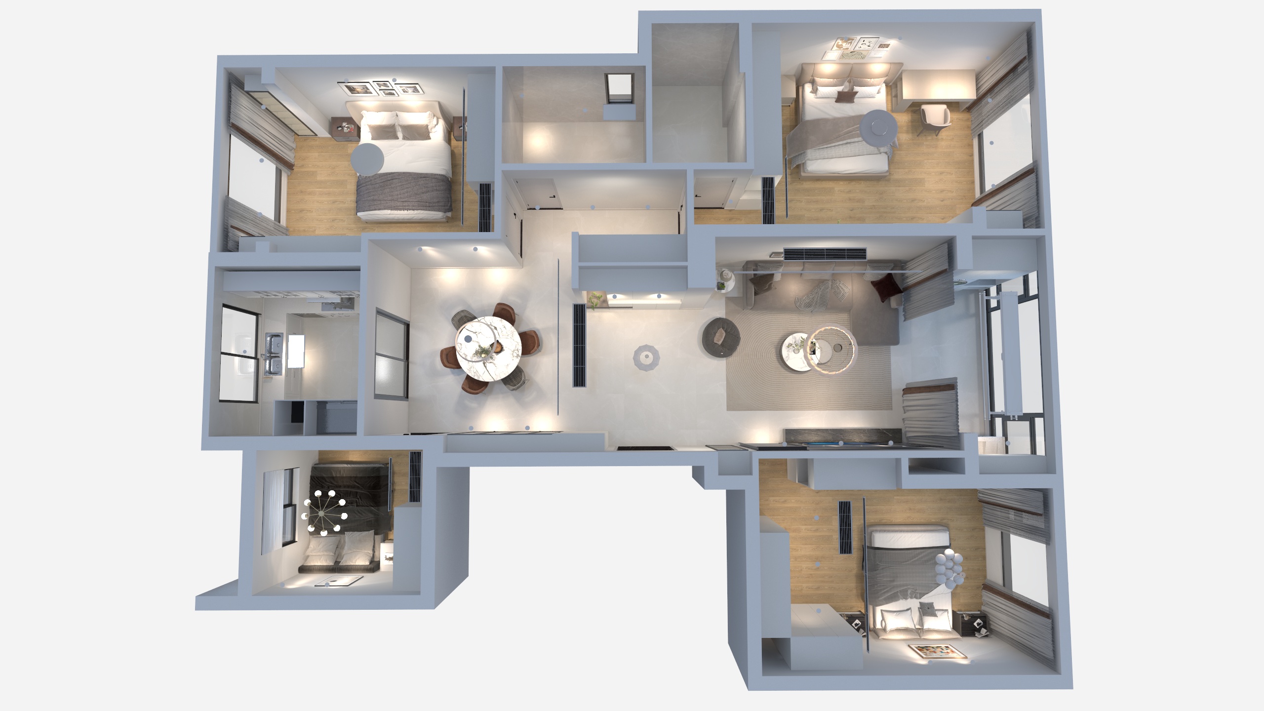 杭州箖文装饰工程有限公司-云西雅苑5-2-601-装修设计方案