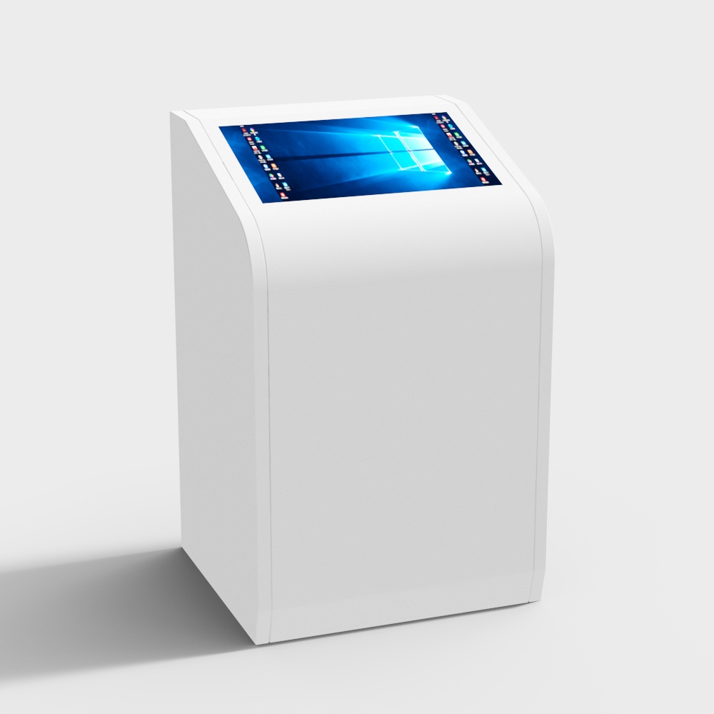 银行大厅柜机3D模型