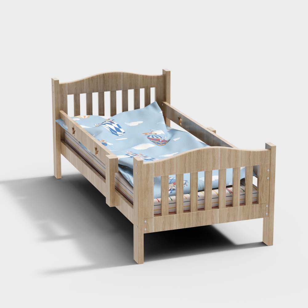 幼儿园儿童床 3D模型