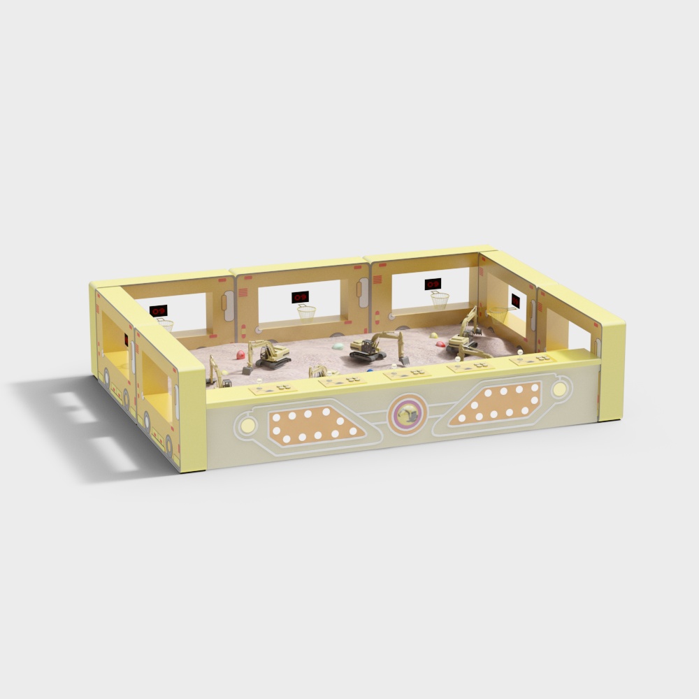 儿童沙池3D模型