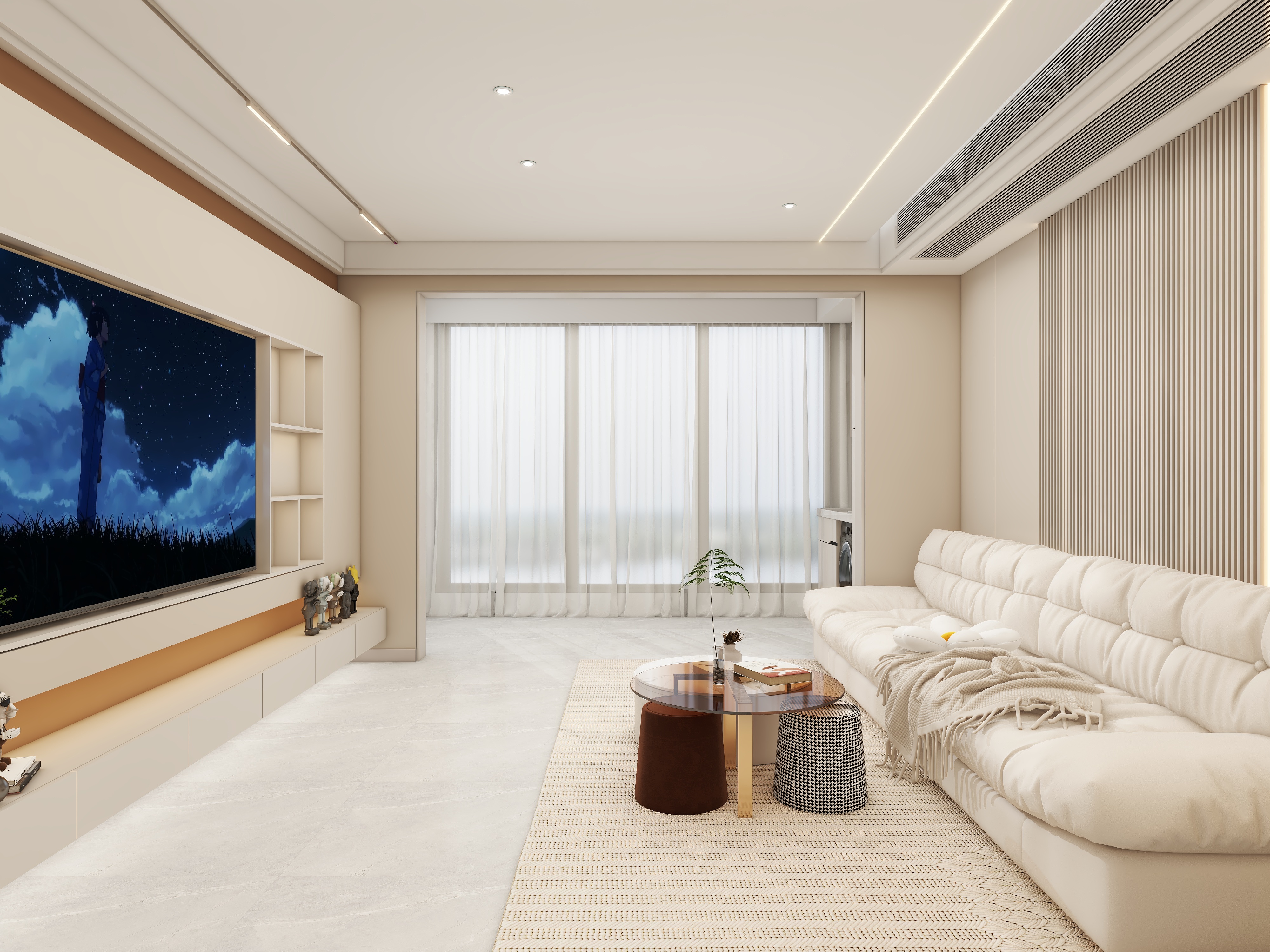 壹诺设计工作室-现代简约装修效果图