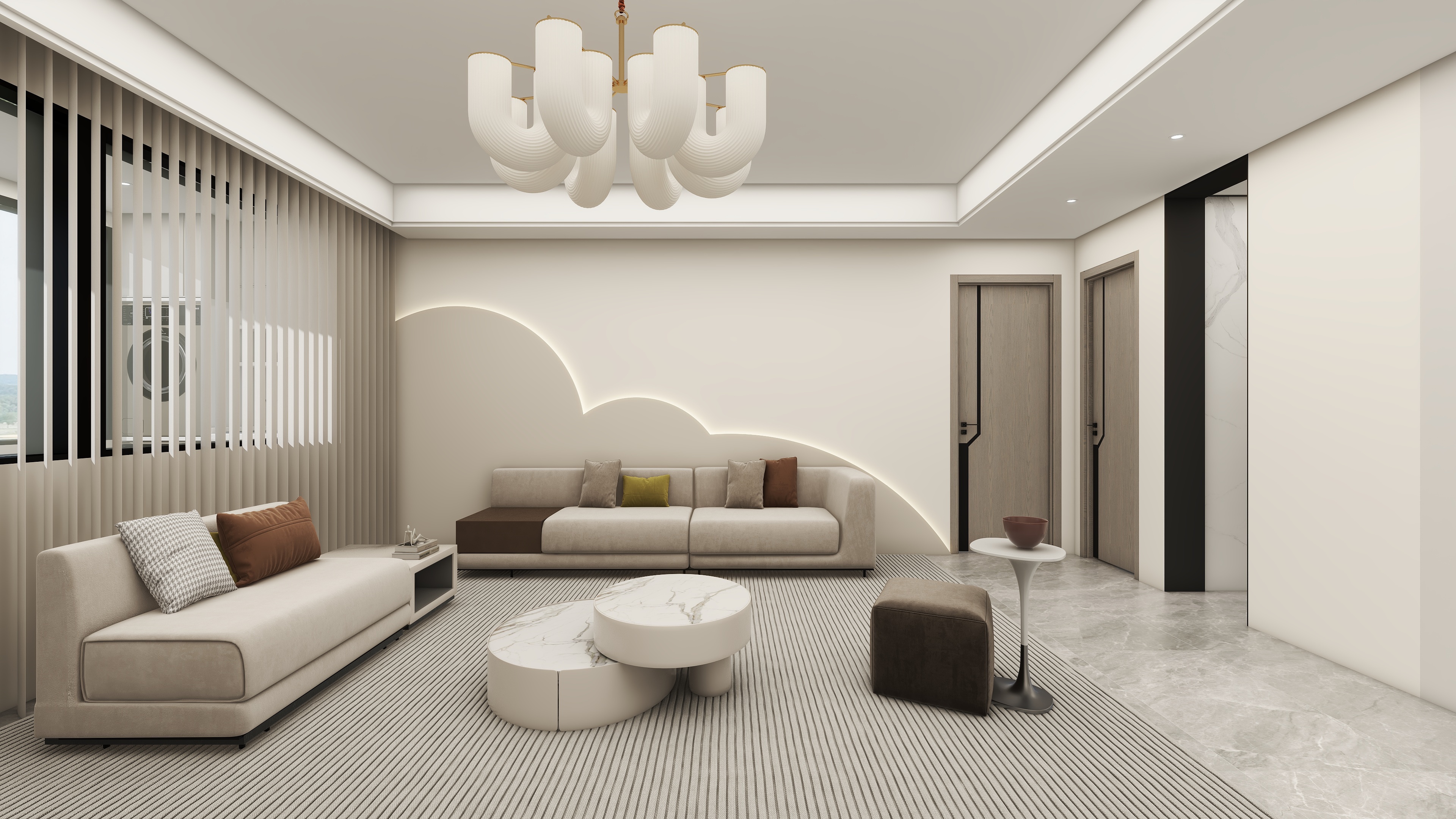 Jerry-空间设计-131㎡3室装修效果图