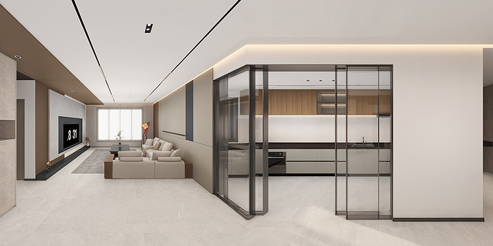 伯涵bngm-真彩仁恒平面-装修设计方案