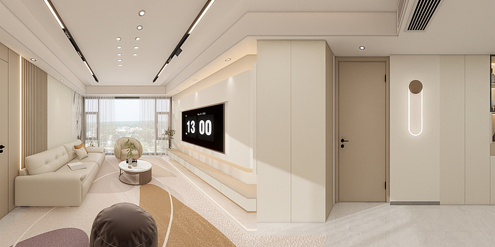 何一凡-四季雅苑复式奶油-装修设计方案