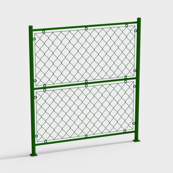 Tennis court stadium barbed wire fence split type