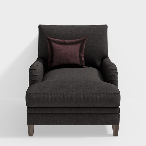 American fabric single leisure sofa