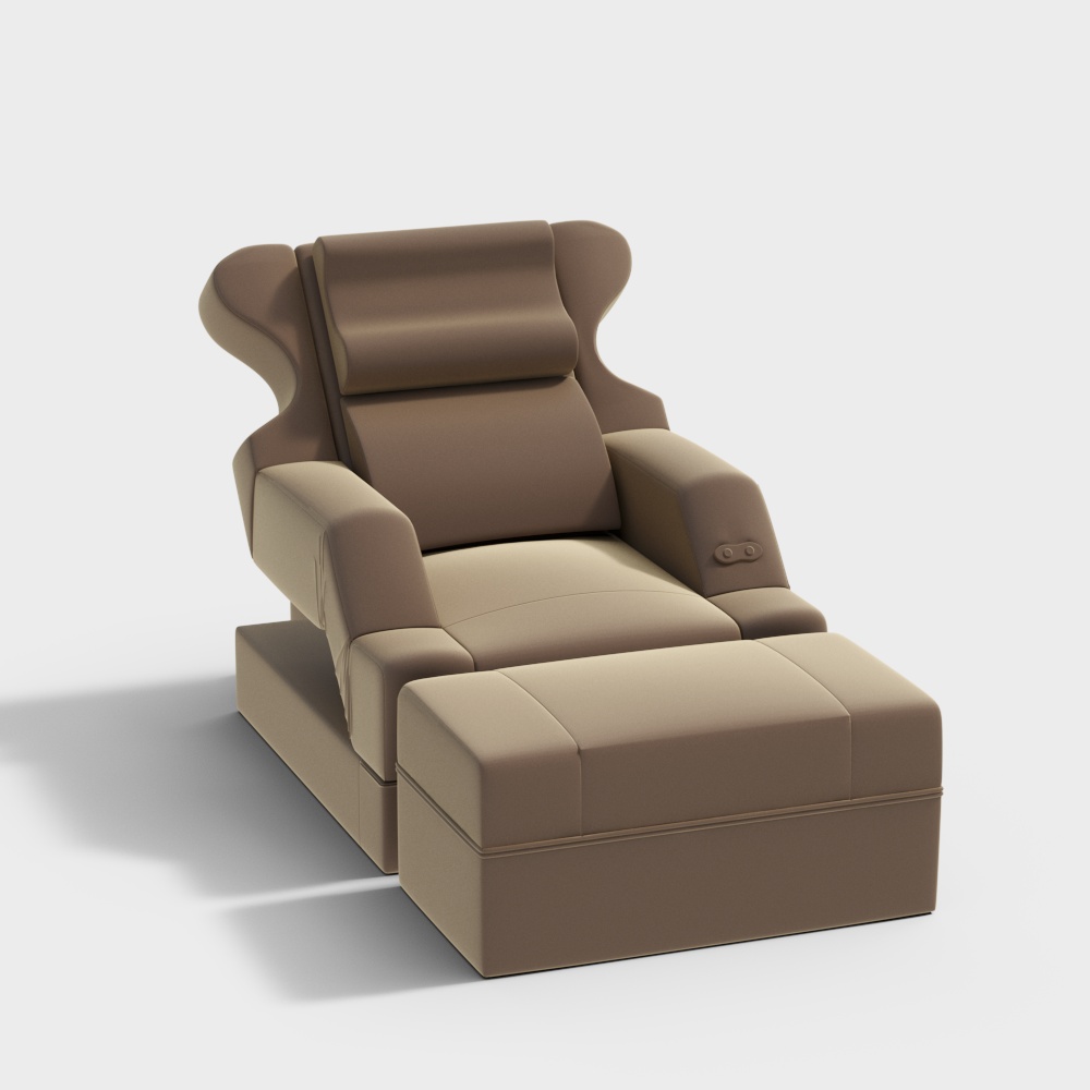 足浴房休闲按摩椅3D模型
