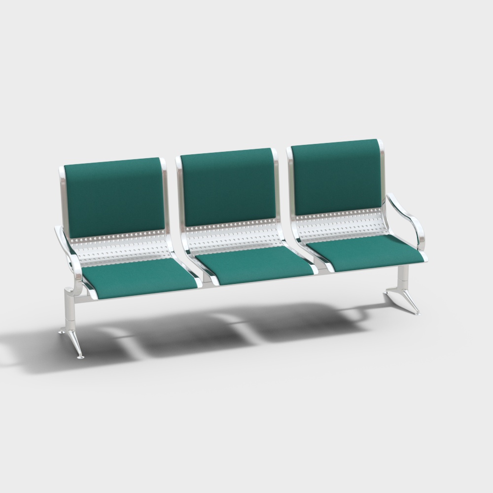 休息大厅长椅3D模型