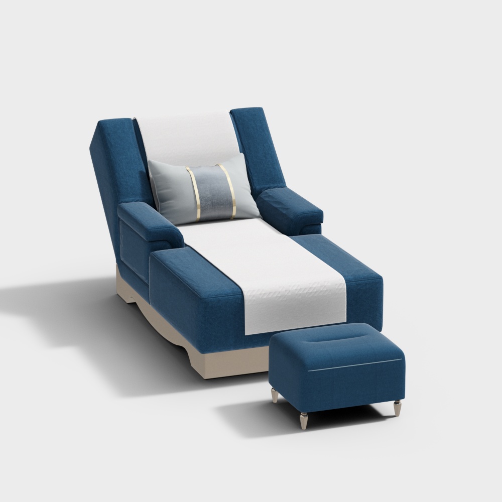 足浴店按摩椅3D模型